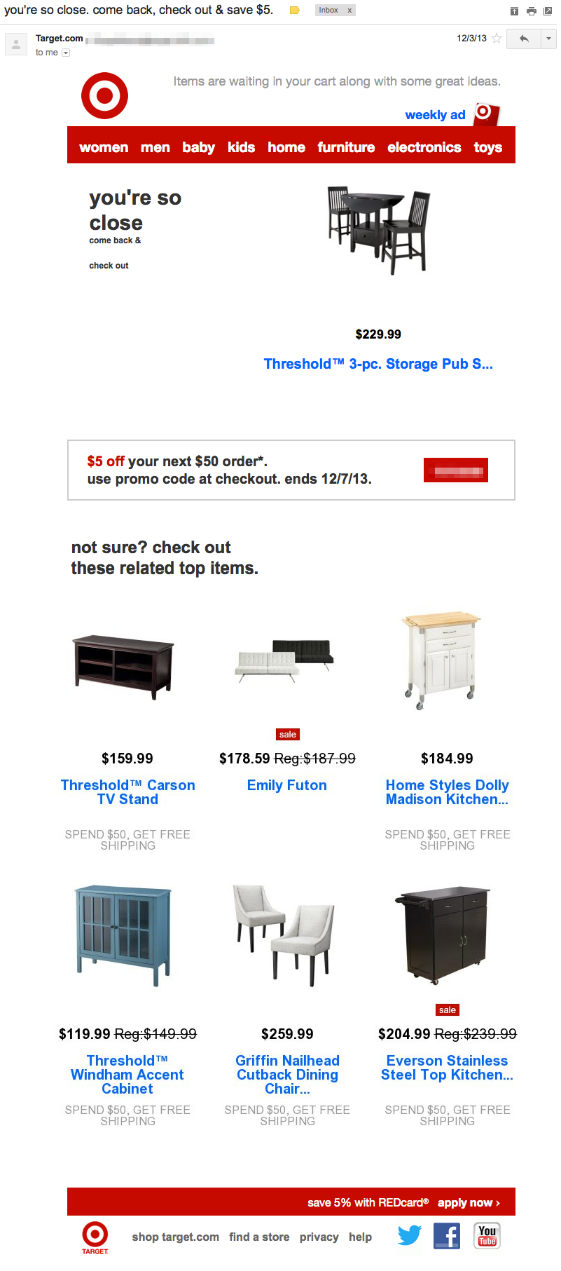 target-behavioral-email