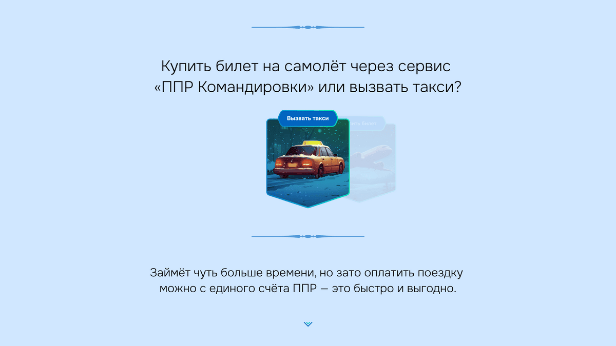механика текстового квеста в спецпроекте для B2B-компании