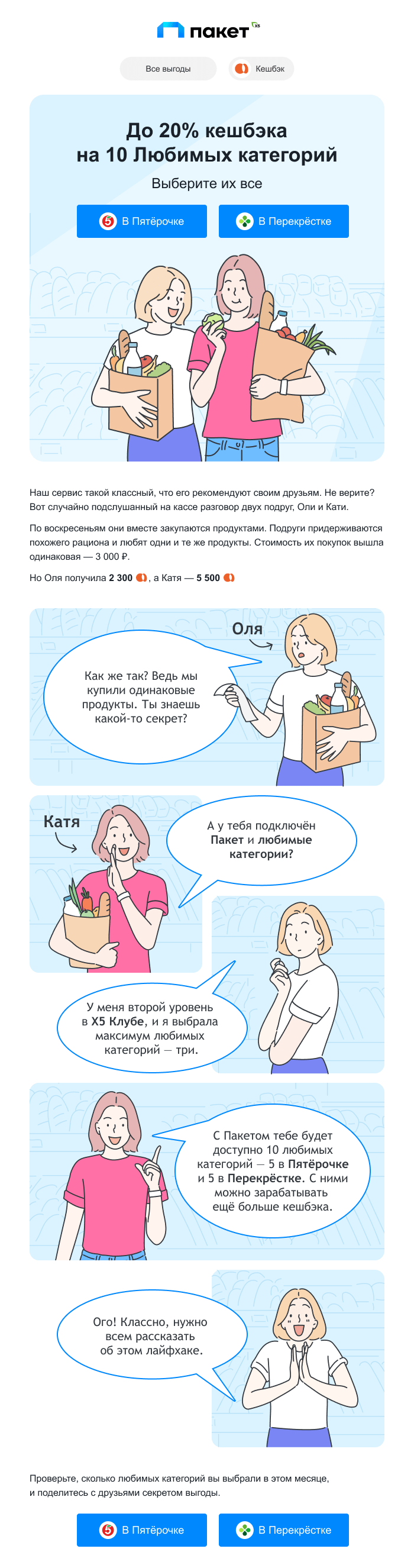 Пример промописьма с комиксом