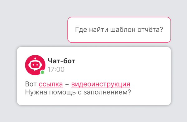 пример корпоративного чат-бота
