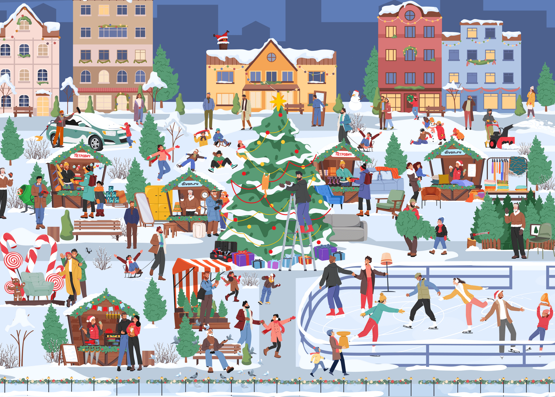 игровое поле спецпроекта-коллаборации