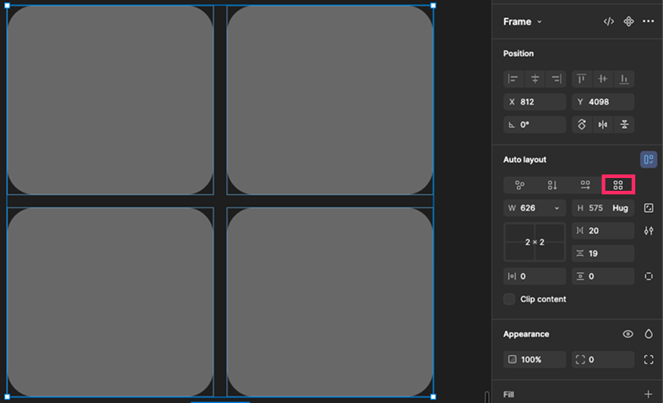 auto layout grid в figma