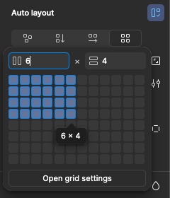 настройка auto layout grid в figma