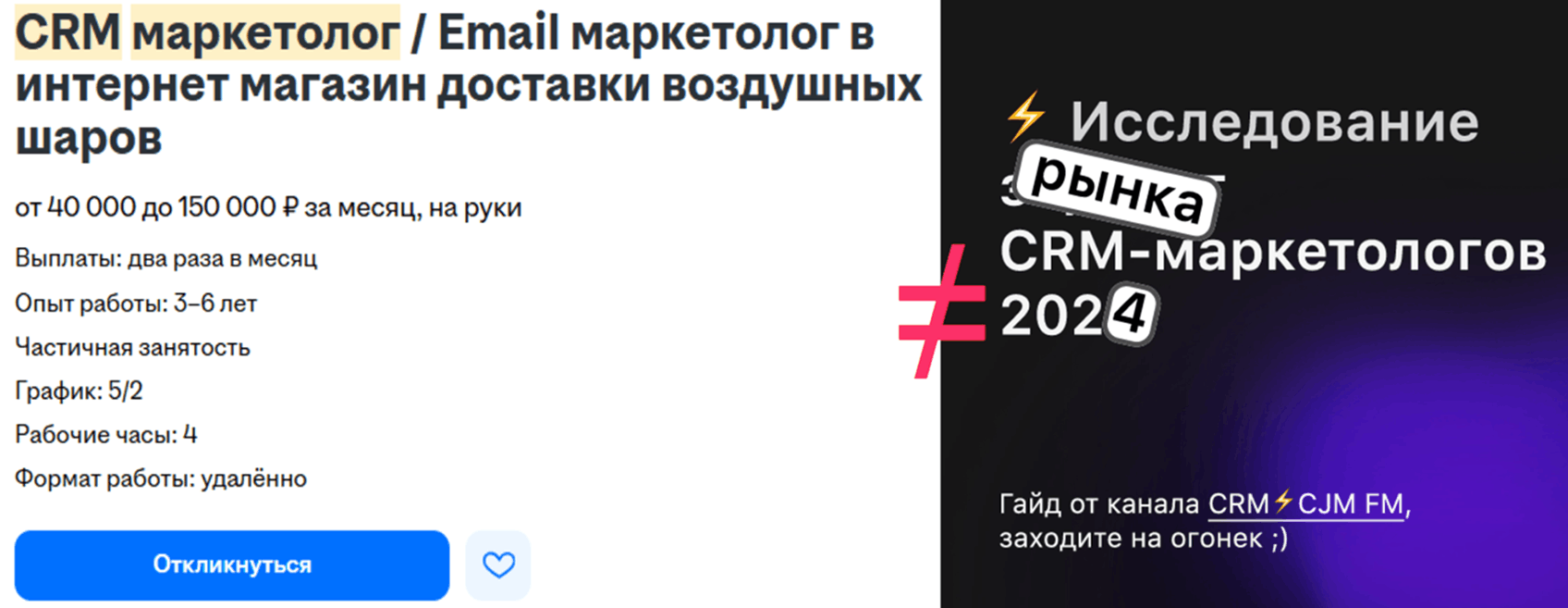 исследование рынка crm-маркетологов