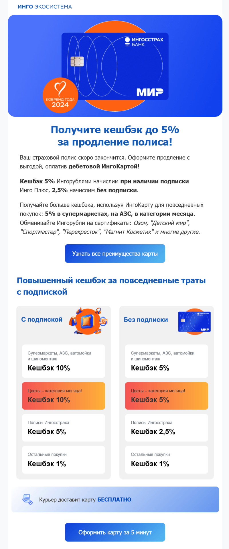 Напоминание в триггерном письме