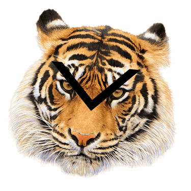 тигр с монобровью